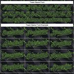 Personalized 3D Black Neon Green Baseball Jersey for Men and Women Personalized Black Black-Neon Green 3D Baseball Jersey