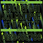 Custom Neon Green-Royal 3D Pattern Baseball Jersey - Personalized Authentic Team Jersey with Name and Number Personalized