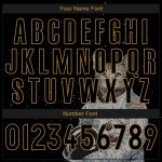 Personalized Astronaut Baseball Jersey with Custom Name & Number, Black-Old Gold 3D Pattern Design Personalized Black Black-Old