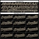 Personalized Black and Gold Baseball Jersey for Men, Women, Kids - Custom Name, Number, Unique Design Personalized Black