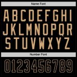 Personalized Black and Gold Hockey Jersey - Customizable Team Apparel Personalized Black Black-Old Gold Hockey Jersey
