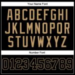 Personalized Throwback Basketball Jersey Black and Old Gold - Custom #3 Jersey Personalized Black Black-Old Gold Throwback
