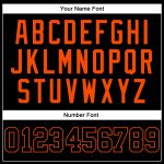 Custom Black-Orange Baseball Jersey with Personalized Name and Number - Authentic Team Gear Personalized Black Black-Orange