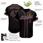 Personalized Black Orange Baseball Jersey for Men - Customizable Sports Apparel Personalized Black Black-Orange Baseball