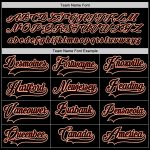 Personalized Black and Orange Hockey Jersey for Men and Women - Custom Team Apparel Personalized Black Black-Orange Hockey