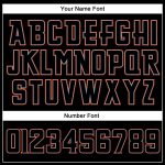 Personalized Black and Orange Sleeveless Baseball Jersey for Men Personalized Black Black-Orange Sleeveless Baseball Jersey