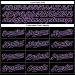 Custom Name and Number Personalized Black and Pink Baseball Jersey - Authentic Team Gear Personalized Black Black-Pink Authentic