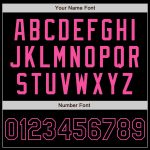 Personalized Black Pink Baseball Jersey for Adults - Custom Team Sportswear Personalized Black Black-Pink Baseball Jersey