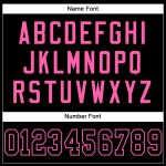 Personalized Black Pink Mesh Football Jersey for Men and Women Personalized Black Black-Pink Mesh Football Jersey