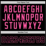 Personalized Black Pink Throwback Basketball Jersey for Men and Women Personalized Black Black-Pink Throwback Basketball