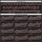 Personalized Black Powder Blue and Orange Baseball Jersey for Men and Women Personalized Black Black Powder Blue-Orange Baseball