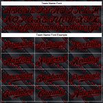Personalized Black and Red 3D Baseball Jersey for Men and Women Personalized Black Black-Red 3D Baseball Jersey