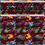 Personalized 3D Tropical Hawaii Palm Leaves Basketball Jersey Black-Red Personalized Black Black-Red 3D Tropical Hawaii Palm