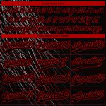 Personalized 3D Unisex Softball Jersey Black Red Two-Button Design Personalized Black Black-Red 3D Two-Button Unisex Softball