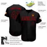 Custom Black and Red Baseball Jersey for Men - Personalized Sports Apparel Personalized Black Black-Red Baseball Jersey 4