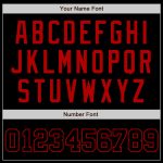 Custom Black and Red Baseball Jersey for Men - Personalized Sports Apparel Personalized Black Black-Red Baseball Jersey 4