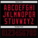 Custom Black Red Hockey Jersey - Personalized Team Sports Apparel Personalized Black Black-Red Hockey Jersey
