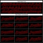 Custom Team Sports Pants with Name and Number - Black Red Personalized Athletic Pants Personalized Black Black-Red Sports