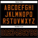 Personalized Black Texas Orange Mesh Football Jersey for Men and Women Personalized Black Black-Texas Orange Mesh Football