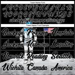 Custom 3D Astronaut Baseball Jersey for Kids - Black and White Design, Perfect Gift Personalized Black Black-White 3D Astronaut