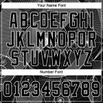 Personalized Black and White 3D Geometry Baseball Jersey for Men and Women Personalized Black Black-White 3D Geometry Baseball