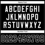 Personalized Black and White Mesh Football Jersey Custom Sports Apparel Personalized Black Black-White Mesh Football Jersey