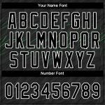 Personalized 3D Pattern Black White Neon Green Baseball Jersey with Custom Name & Number - Authentic Team Apparel Personalized