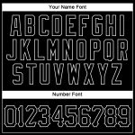Personalized Black White Sleeveless Baseball Jersey for Men and Women Personalized Black Black-White Sleeveless Baseball