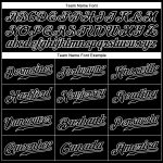 Personalized Black White Sleeveless Baseball Jersey for Men and Women Personalized Black Black-White Sleeveless Baseball