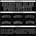 Personalized Black and White Basketball Shorts for Men - Throwback Style Personalized Black Black-White Throwback Basketball