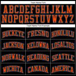 Custom Black Blue Orange Throwback Basketball Jersey Personalized for Fans Personalized Black Blue-Orange Throwback Basketball