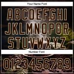 Custom 3D International Coffee Day Baseball Jersey - Black Brown Cream Design Personalized Black Brown Cream 3D International