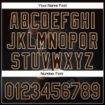 Personalized 3D Pattern Baseball Jersey for International Coffee Day, Black Brown Cream Design Personalized Black Brown Cream
