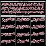Custom Name Number Baseball Jersey - Personalized Black Burgundy-White Mesh Authentic Throwback Team Jersey Personalized