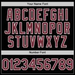 Custom Name Number Baseball Jersey - Personalized Black Burgundy-White Mesh Authentic Throwback Team Jersey Personalized