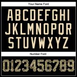 Custom Personalized Black Camo Baseball Jersey with Team Name and Number - Authentic Cream Edition Personalized Black Camo-City