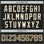 Customizable Black Camo-Cream Baseball Jersey with Raglan Sleeves - Personalized Team Name and Number Personalized Black