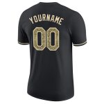 Custom Name and Number Personalized Black Camo-Cream Performance T-Shirt for Teams Personalized Black Camo-Cream Performance