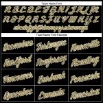 Personalized Black Camo Baseball Jersey Shirt - Cream Throwback Rib-Knit Style Personalized Black Camo-Cream Throwback Rib-Knit