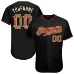 Personalized Black Camo Red Baseball Jersey for Men and Women - Custom Team Apparel Personalized Black Camo-Red Baseball