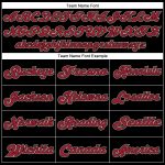 Personalized Black Cardinal Cream Jersey for Men - Throwback Football Jersey Personalized Black Cardinal-Cream Mesh Throwback