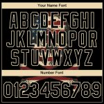 Custom 3D Skull American Flag T-Shirt for Team - Personalized Black Performance Shirt with Name & Number Personalized Black