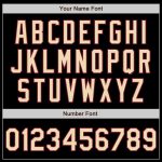Custom Personalized Baseball Jersey with Team Name and Number, Black City Cream-Crimson Colors, 3 Arm Shapes Personalized