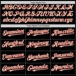 Custom Personalized Baseball Jersey with Team Name and Number, Black City Cream-Crimson Colors, 3 Arm Shapes Personalized