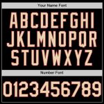 Personalized Black Cream 3D Pattern Abstract Splatter Baseball Jersey Custom Name & Number - Team Apparel Personalized Black