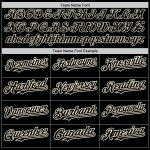 Custom Name Number Black Cream 3D Pattern Abstract Splatter Grunge Art Authentic Baseball Jersey Personalized Black Cream
