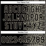 Custom Name and Number Varsity Letterman Jacket with Personalized Black Cream Halftone 3D Pattern Bomber Design Personalized