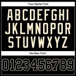 Personalized Black Cream Basketball Jersey - Pinstripe Design for Custom Team Style Personalized Black Cream Pinstripe Black-Cream