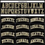 Custom Name and Number Black Cream Pinstripe Camo Basketball Jersey - Personalized Authentic Team Gear Personalized Black