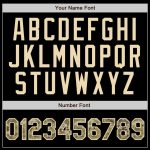 Personalized Black Cream Camo Baseball Jersey - Stylish Pinstripe Design Personalized Black Cream Pinstripe Camo-Cream Baseball